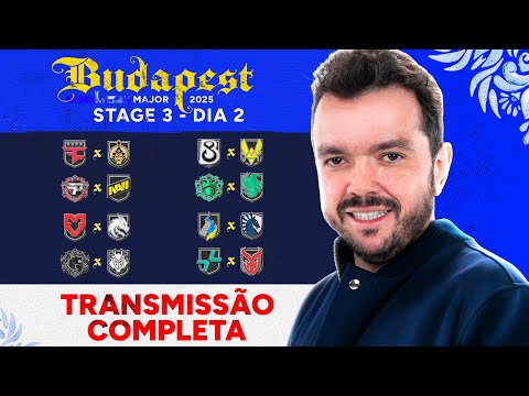 MAJOR STARLADDER BUDAPEST 2025 | DIA 2 | STAGE 3 - !socio - Siga @Gaules