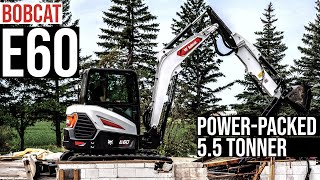 Bobcat's New E60 Powerful Enough to Replace 2 Excavators