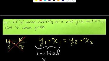 How to solve inverse variation problems