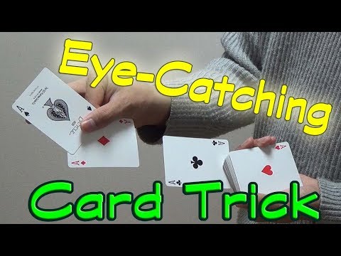 card tricks revealed/Eye-Catching Card Trick/4 Card Production