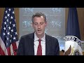 U.S. Department of State Press Briefing I LIVE