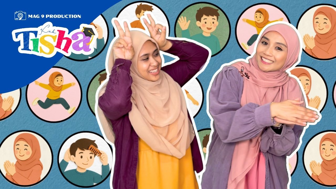 EP19: Perkataan Pertama Saya | Kak Tisha & Cikgu Lala | Mengenal Haiwan & Pergerakan