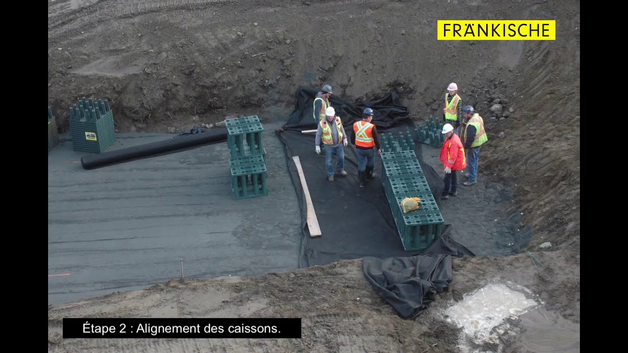 Infiltration Rigole Installation du 1er bassin d’infiltration Rigofill ST (SAUL) au Québec ...