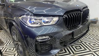 BMW X5 до оснащение тюнинг LaserLight фары установка кодировка СПб.