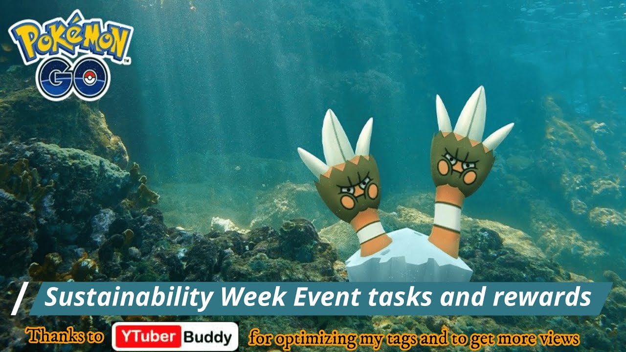 Sustainability week tasks Pokemon Go Sustainability week YouTube