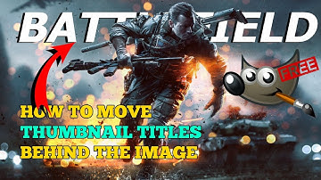HOW TO MAKE PROFESSIONAL GAMING THUMBNAILS For *FREE* With Gimp | Every Small Channel NEEDS To Watch
