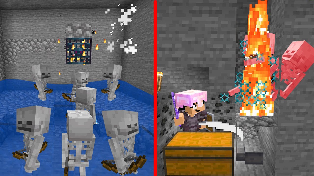 カズ 超効率 10分で作れるズボラ式スケルトントラップ完成 Part13 マイクラ ゲーム実況動画反応 カズ 超効率 10分で作れるズボラ式スケルトントラップ完成 Part13 マイクラ ゲーム実況動画反応