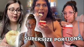 INSANELY Large Portions Of Food! America Is WILD! WIEIAD As A Fat Person Reaction