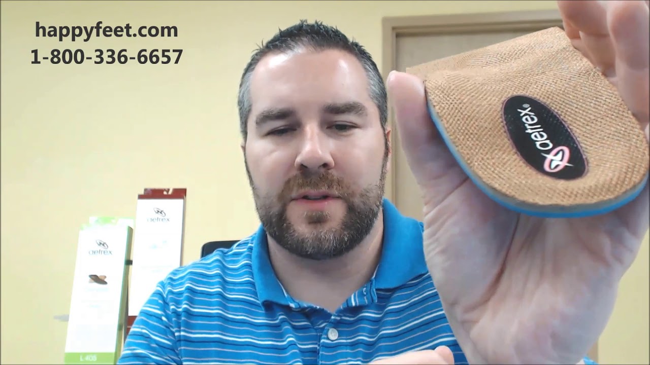 Aetrex Lynco Orthotics for Metatarsalgia - Happy Feet Minute