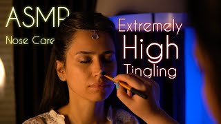 ASMR Nose Care, Brushing and Massage With Calming Music