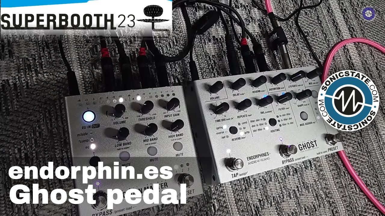 Superbooth 2023: Endorphin.es - Ghost And Golden Master Pedals