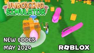 Roblox Unboxing Simulator New Codes May 2024