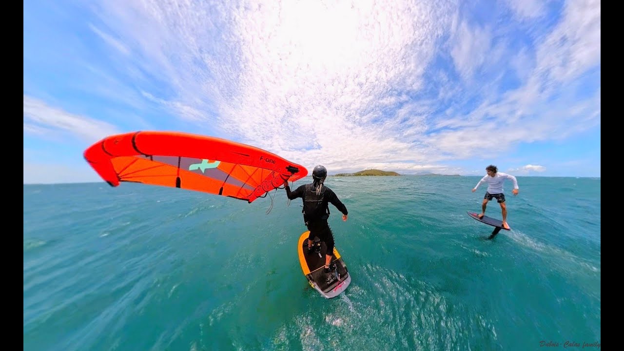 Wingfoil New-Calédonia, Insta360X4, 04 janvier 2025