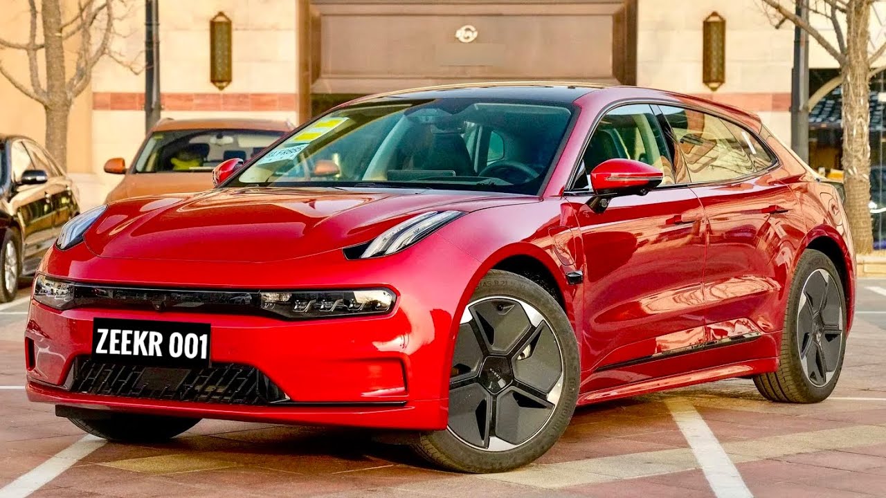 All-New 2023 ZEEKR 001 EV - Red Color, in-depth Walkaround - YouTube
