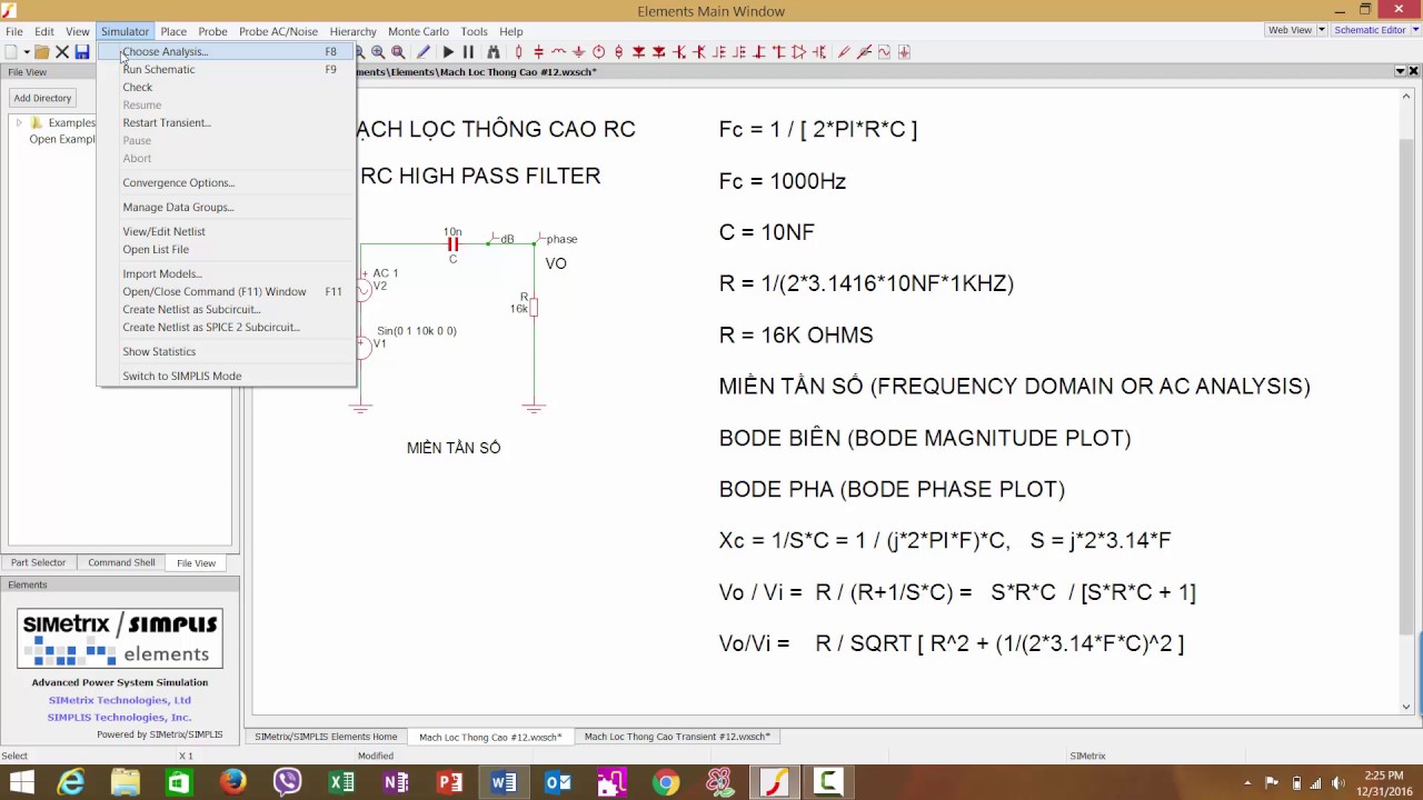 CBĐT Mạch Lọc Thông Cao RC #12 - youtube