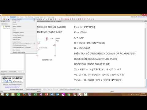 Video CBĐT Mạch Lọc Thông Cao RC #12 - youtube