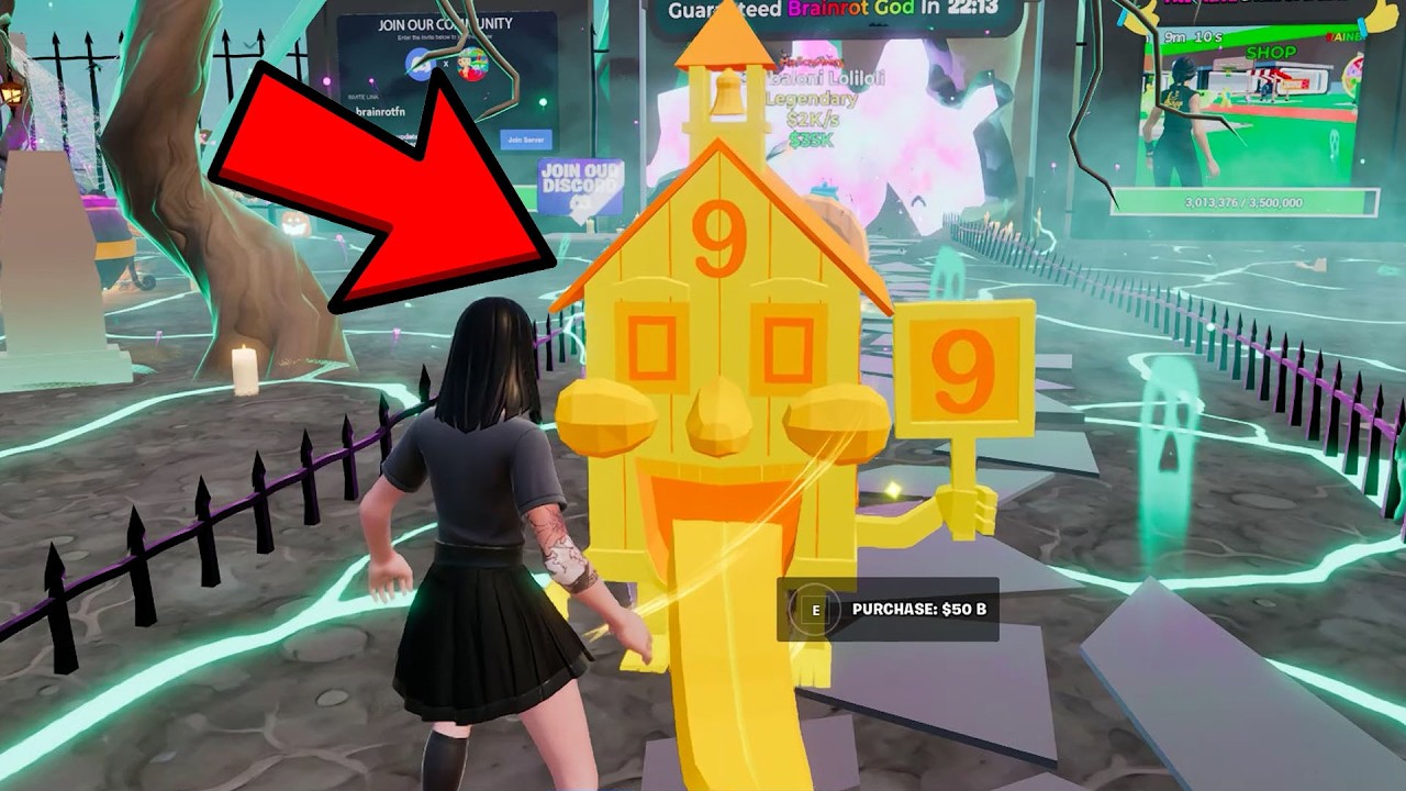 Сделай это сейчас, иначе пожалеешь... в игре Steal the Brainrot Fortnite