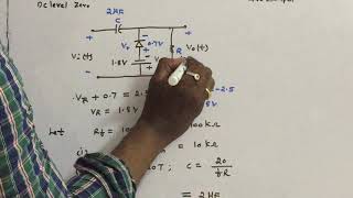 Pulse & Digital Circuits - Non Linear wave shaping - Clamper Circuits - working examples - 4