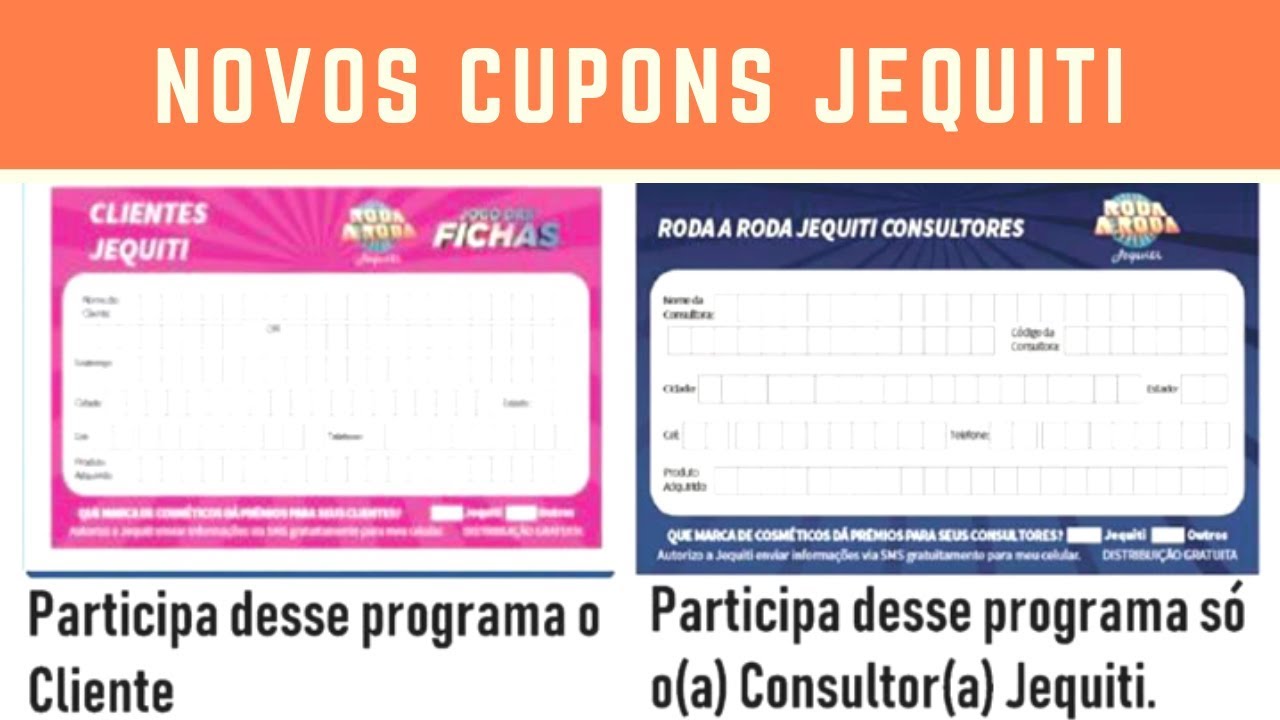 Aprenda A Preencher E Como Enviar Os Novos Cupons Da Jequiti YouTube aprenda-a-preencher-e-como-enviar-os-novos-cupons-da-jequiti-youtube