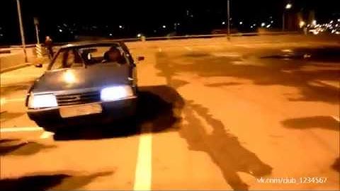 Drifting in an Empty Parking Lot Fail