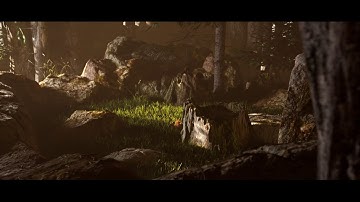 Unreal Engine 4 Realtime forest scene with Quixel.
