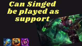 Can Singed Support - Can It Support