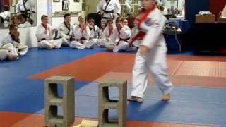 Back handspring Board Break