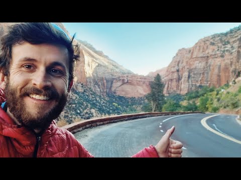 Climbing Angels Landing in Zion NP and spotting North America's largest bird!