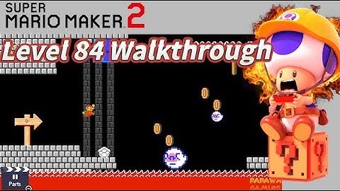 Super Mario Maker 2 - (Level 84) Secret of the Dry Bones Shell Walkthrough