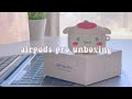 Apple Airpods Pro Unboxing + Cute Case 🍏 Aesthetic Unboxing + ASMR ☁️ 4K