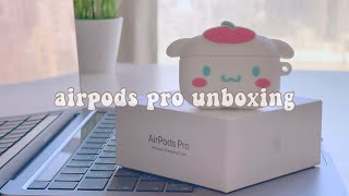 Apple Airpods Pro Unboxing Cute Case Aesthetic Unboxing Asmr 4K