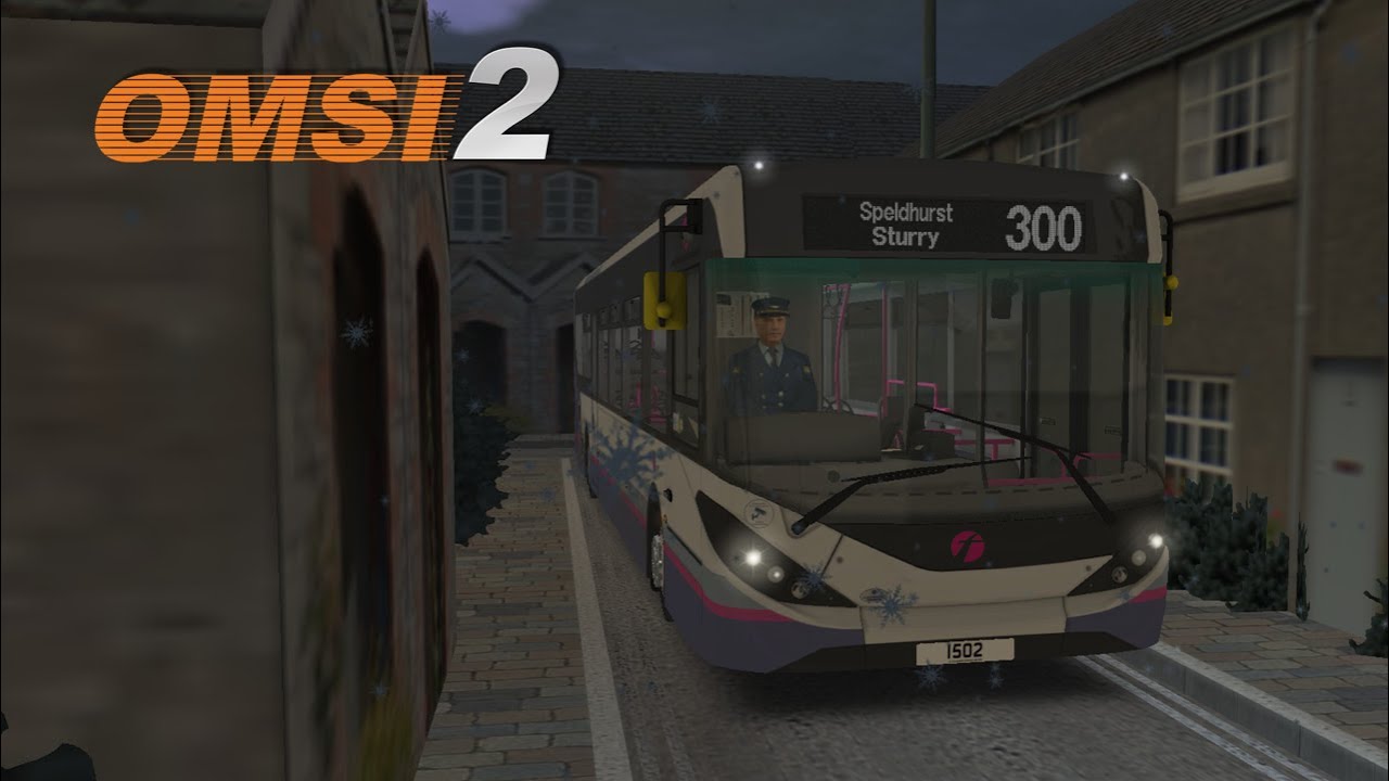 OMSI2 | Smarden | Snowy Monday but to school  | Line 300 ⇒Sturry Station