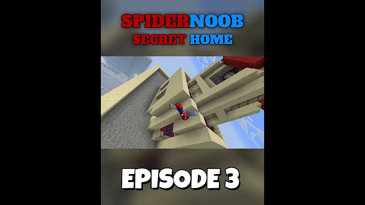 Minecraft but I Built a Secret Base on a Skyscraper
