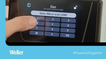 Switching users from admin to unlocked user | WellerTools WXsmart