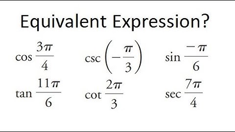 Grade 12 Advanced Functions - Equivalent expression in terms of related acute angle (ch 6.2)
