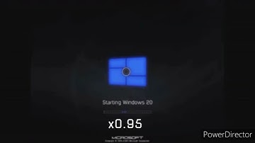 Windows 20 startup and shutdown sound (fast x0.125-x8)