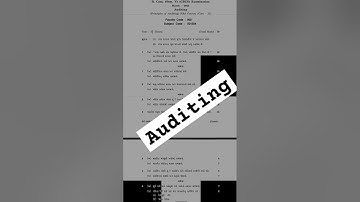 b com sem 5 Auditing