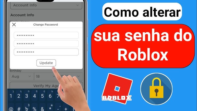 como trocar a senha do roblox｜Pesquisa do TikTok