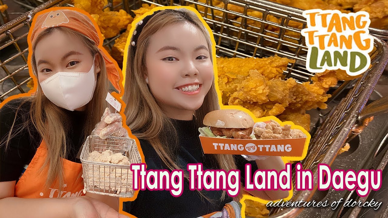 Adventures of Dorcky: Korean Chicken Heaven Ttang Ttang Land in Daegu 맛있땅! 즐겹땅! 대구 땅땅치킨의 땅땅랜드