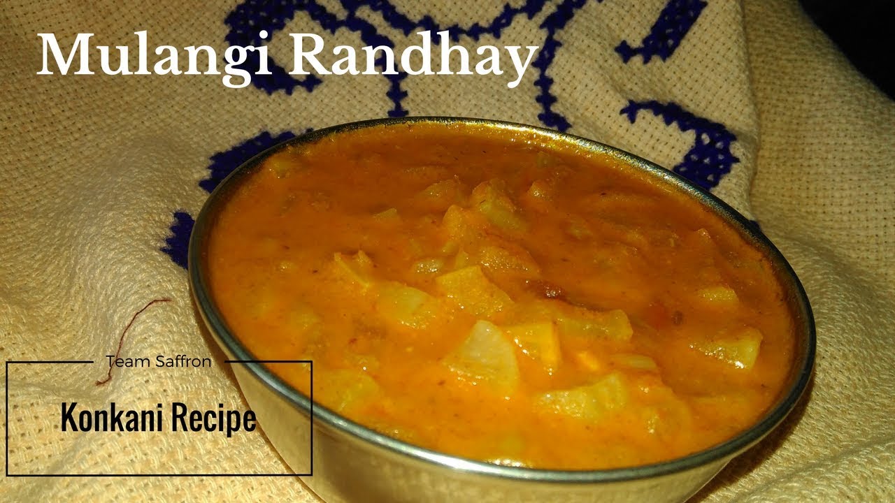 Moolangi Randhay Radish Curry Konkani Recipe YouTube