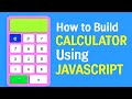 JavaScript Calculator Tutorial for Beginners (HTML + CSS + JS)