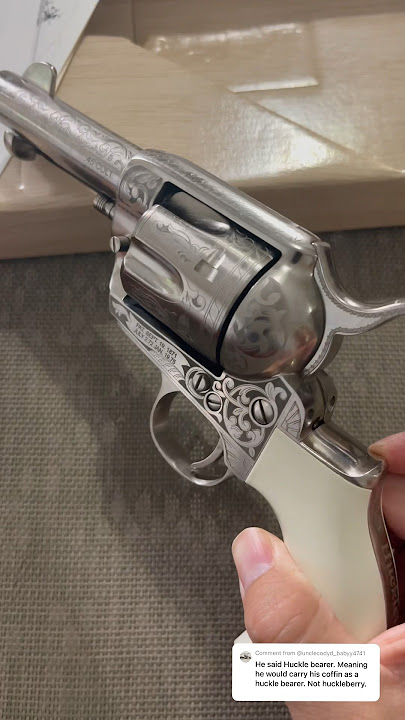 🎩Doc Holliday Themed “Huckleberry” Revolver Up Close Look