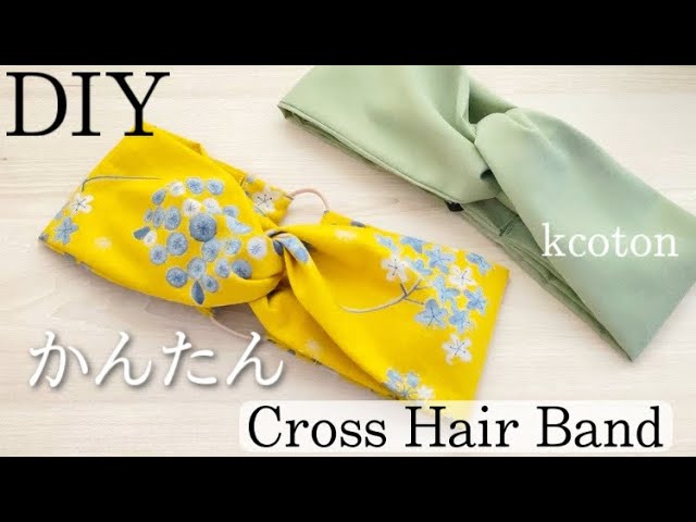 DIY Cross Hair Band - YouTube