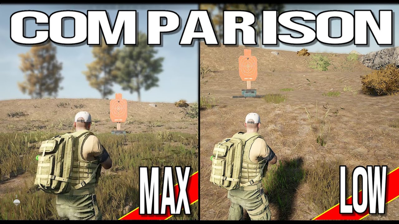 Crowz Graphic Comparison Low and Max