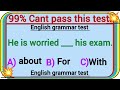 Mixed English grammar test ✨ 99% Can't pass this test
