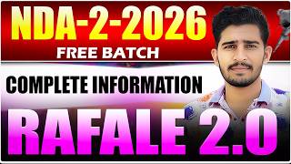 Rafale 2.0 is Live | NDA 2 2026 Batch Launch | Free batch for NDA (II) 2026 | Paramjeet Sir