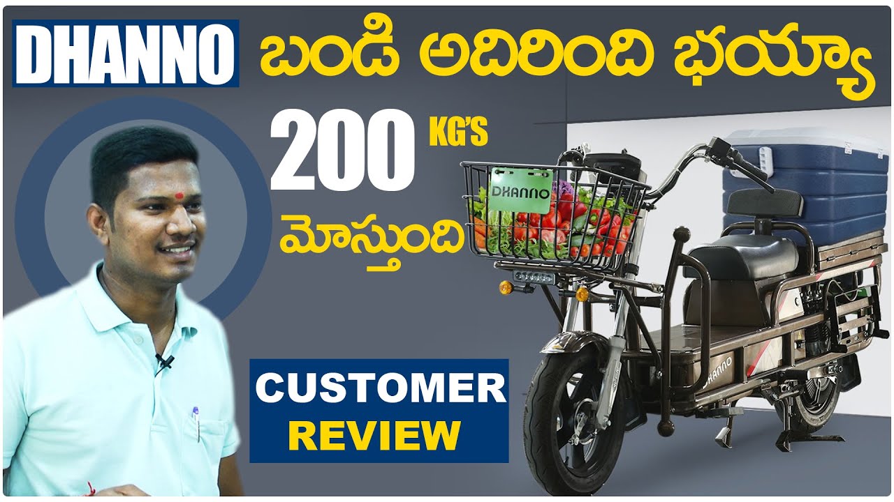 Evolet Dhanno Electric Delivery Scooter Customer Review Telugu Now