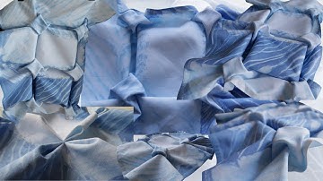SHIBORI DYED FABRIC WITH A  SMOCKING PATTERN | Fabric Manipulation | Didsbury Art Studio