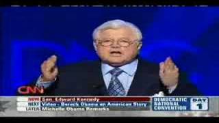 Ted Kennedy Speech at the DNC on August 25, 2008