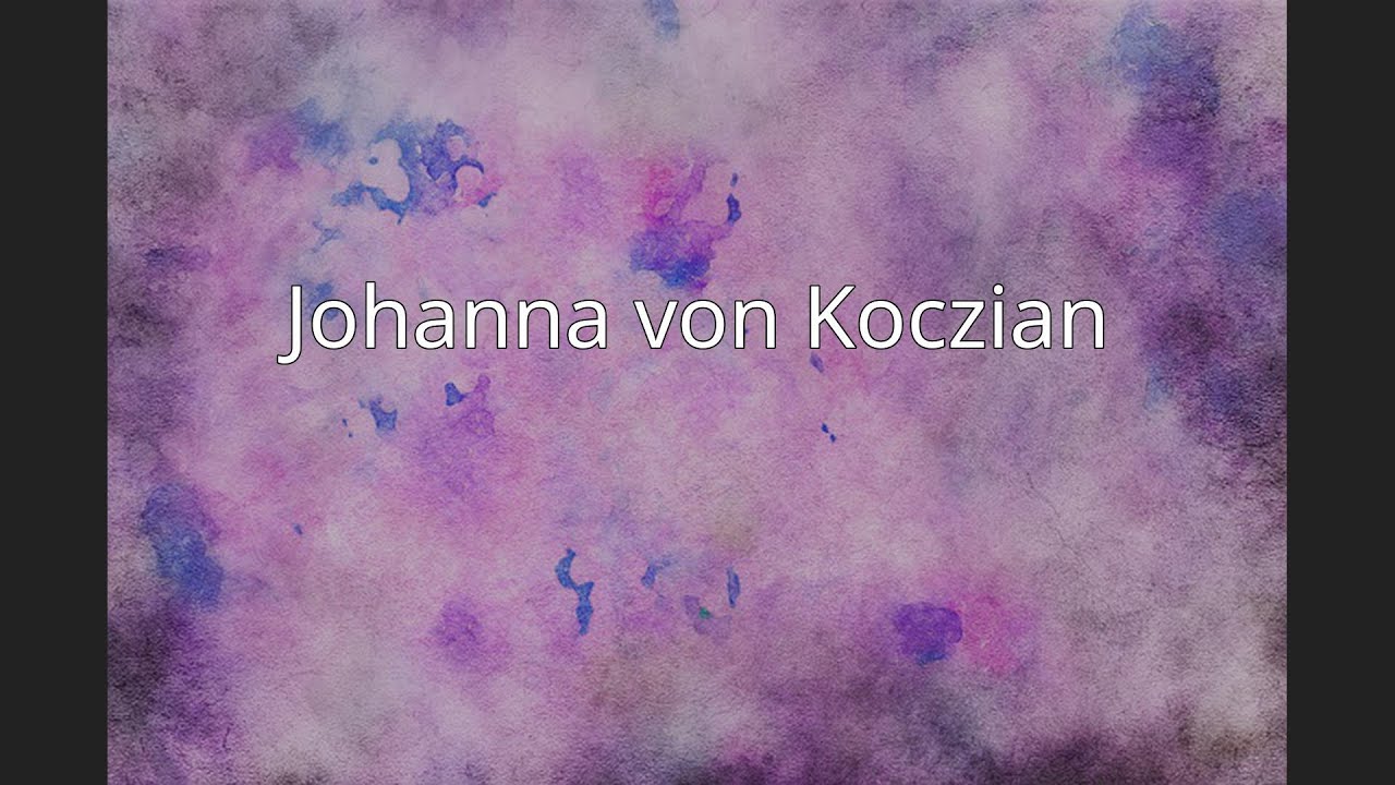 ⁣Johanna von Koczian